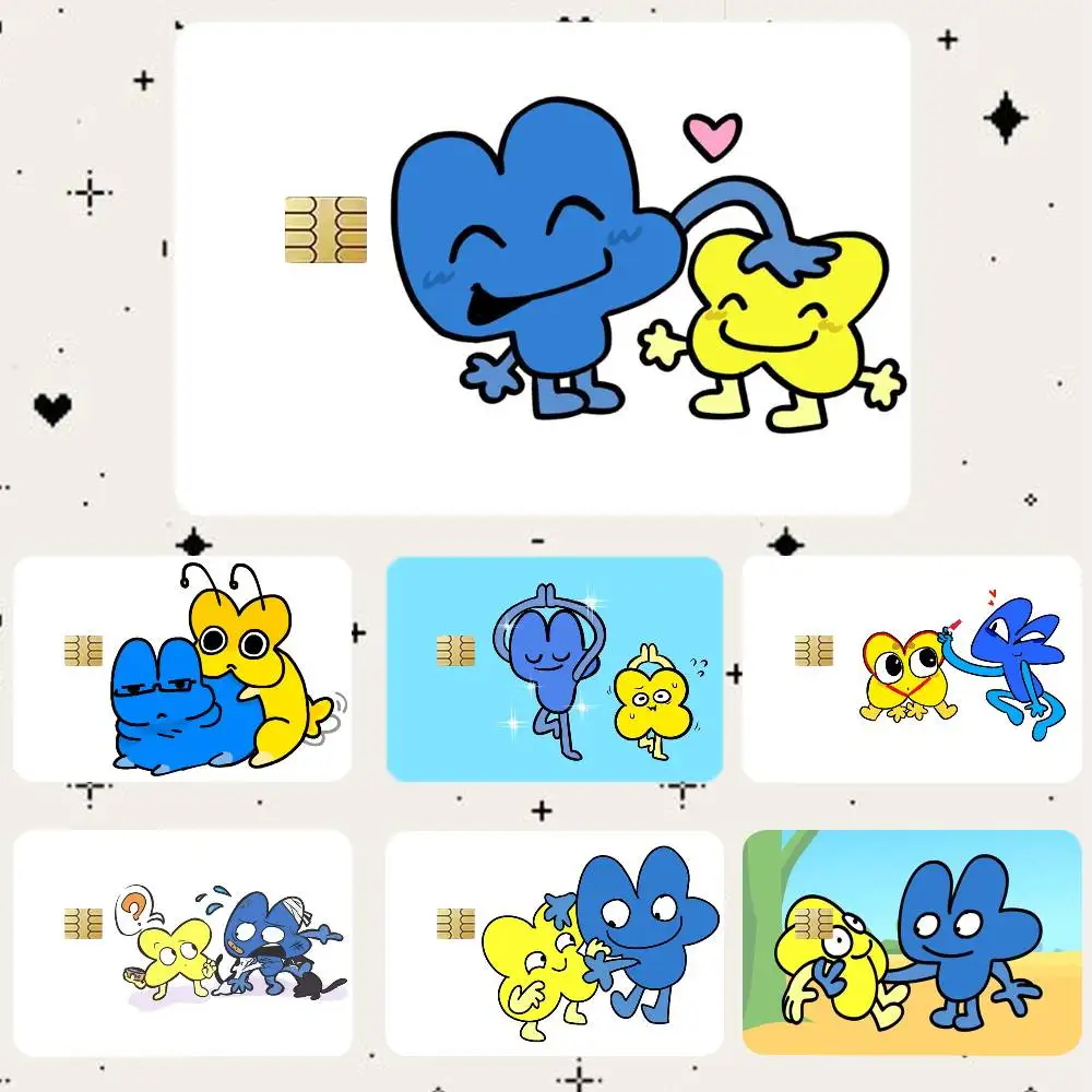 

Funny Bfb X and Four HD Waterproof Card Skins Protective Stickers for Credit Bank Game Cards