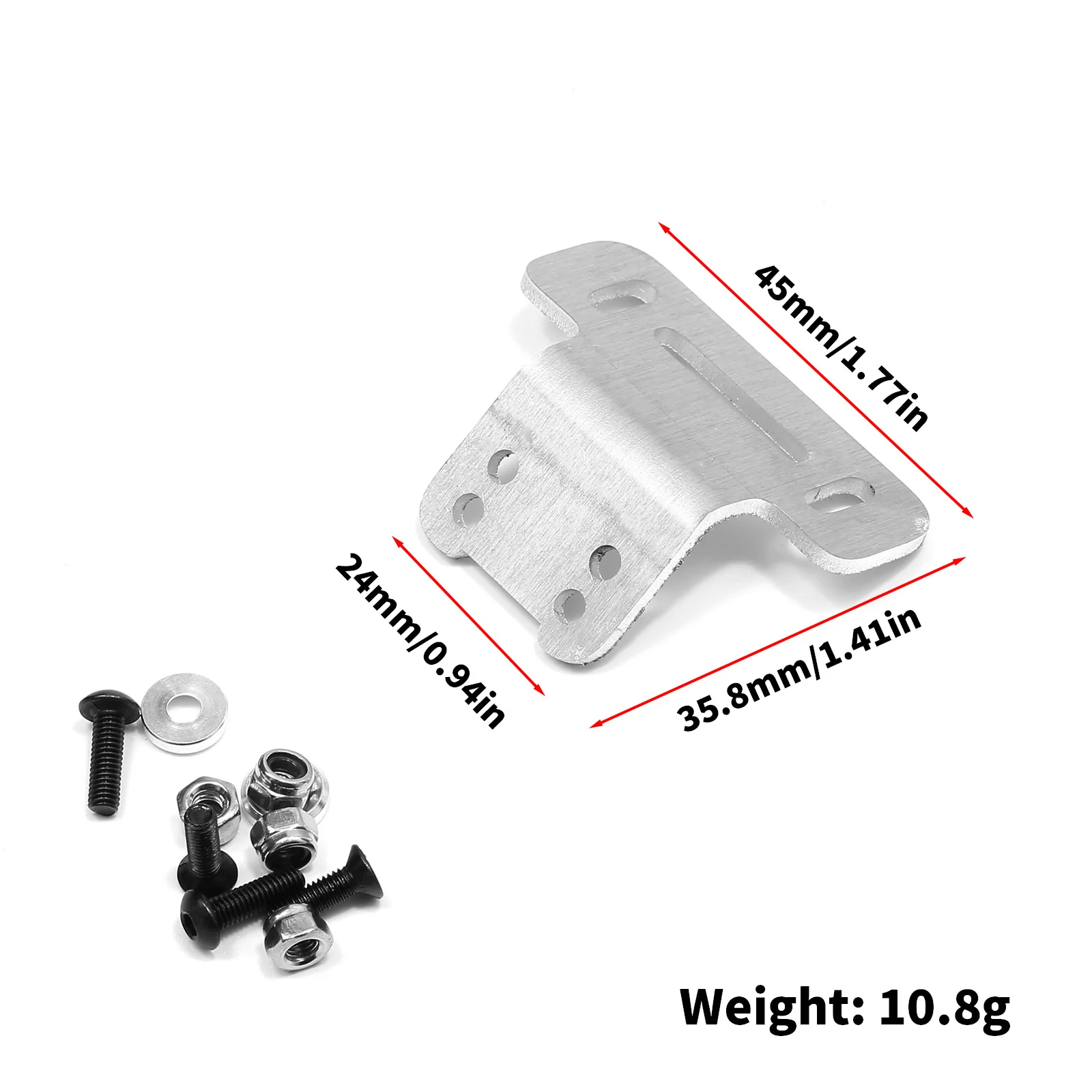 Tail Fixed Seat for Tamiya TT02B DF02 DT02 DT03 RC Car Metal Upgrade OP Accessories Parts