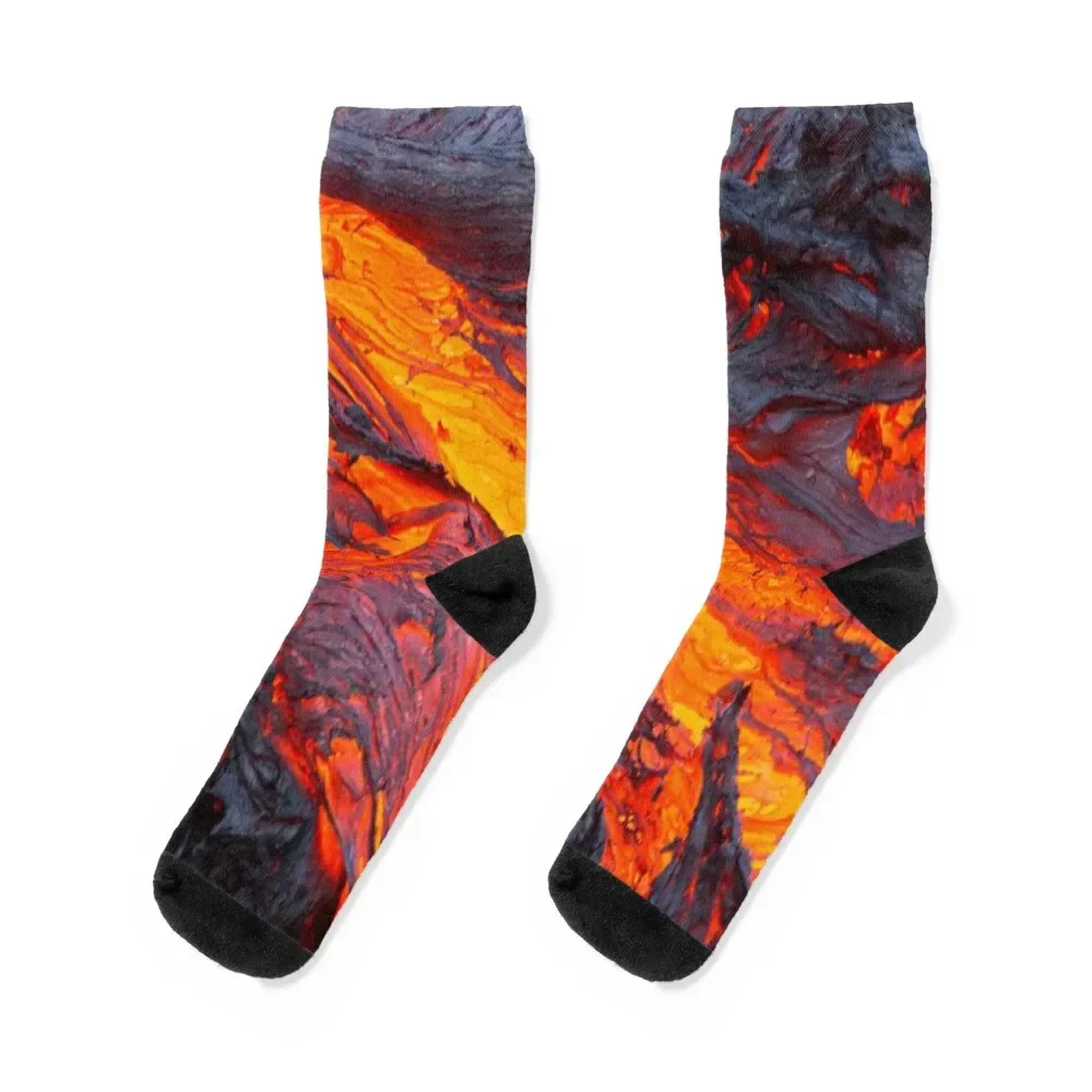 

Lava Volcano Socks floral football Christmas new in's Socks Male Women's