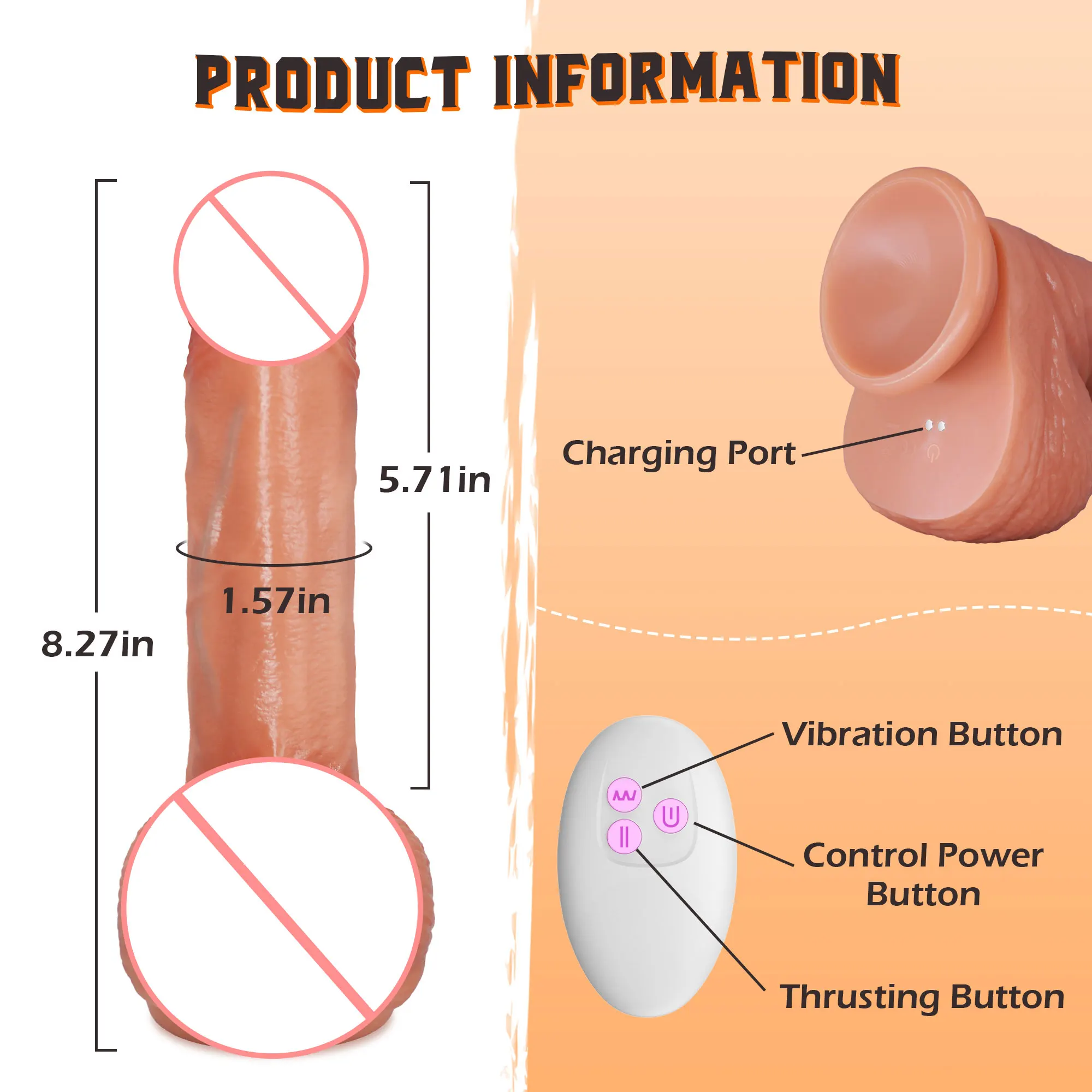 Realistic Dildo Vibrator for Women Thrusting Wireless APP Bluetooth Clitoral Masturbator Adults Sex Toys With Sucker Base 18