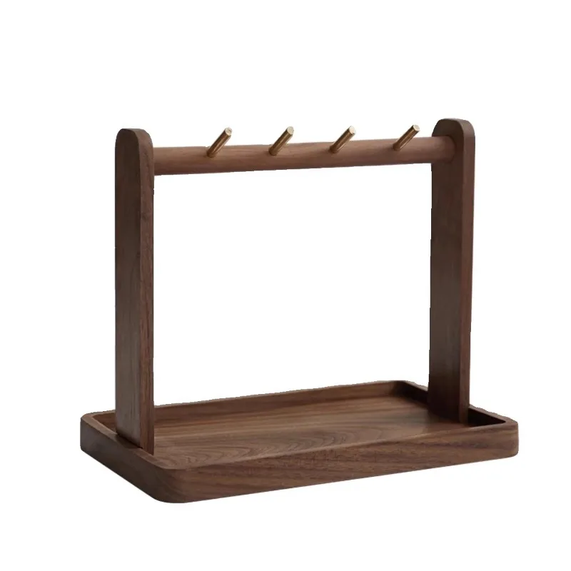 

black walnut key, storage box entering the door, tray storage jewelry, mask hanging solid wood ornament