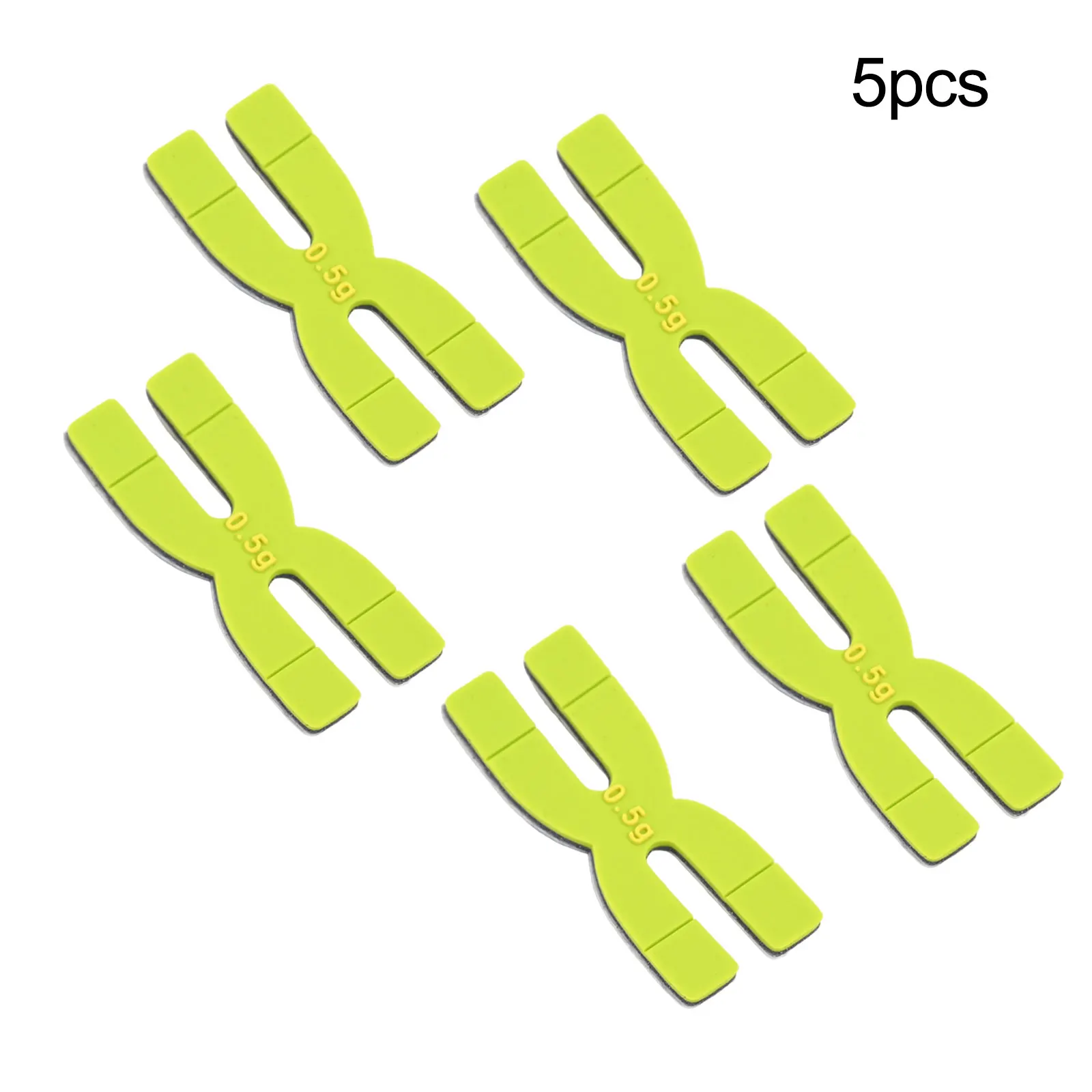 

5pcs Tennis Racket Weight Balance Strips Silicone For Racquet Sport Adhesion Adjust Wear-resistant Tennis Parts Racquet Strips