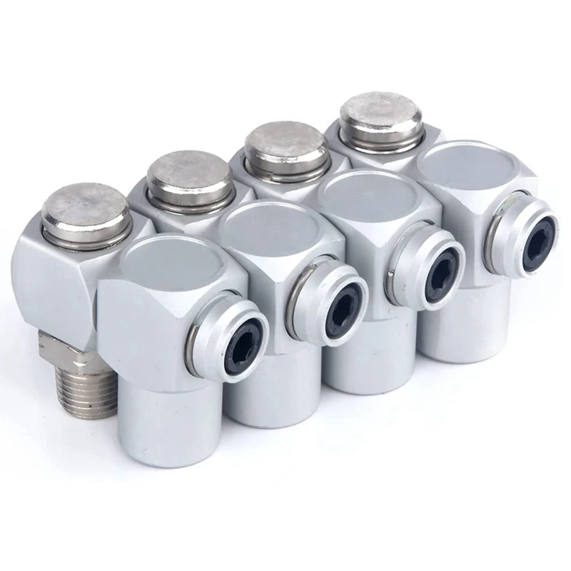 Raccordo pneumatico intelligente Connettore per tubo dell'aria girevole da 360 gradi Raccordo girevole per adattatore per strumento pneumatico portatile girevole industriale