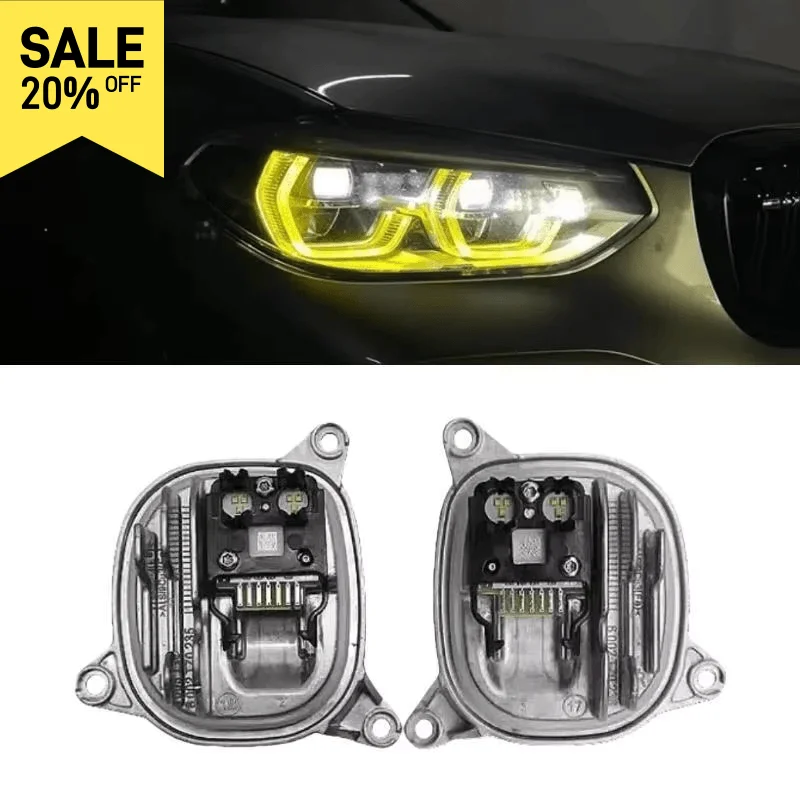 Adaptive Headlight Yellow Angel Eye For BMW X3 G01 X4 G02 2018 2019 2020 2021 DRL Daytime Running light LED Module