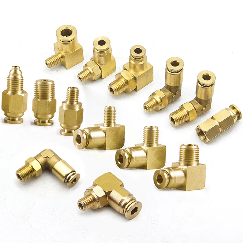 1PCS Copper Connector Rotating Quick Twist Connector Lubricating Oil Circuit Accessories Machine Tool Air Pipe Oil Pipe