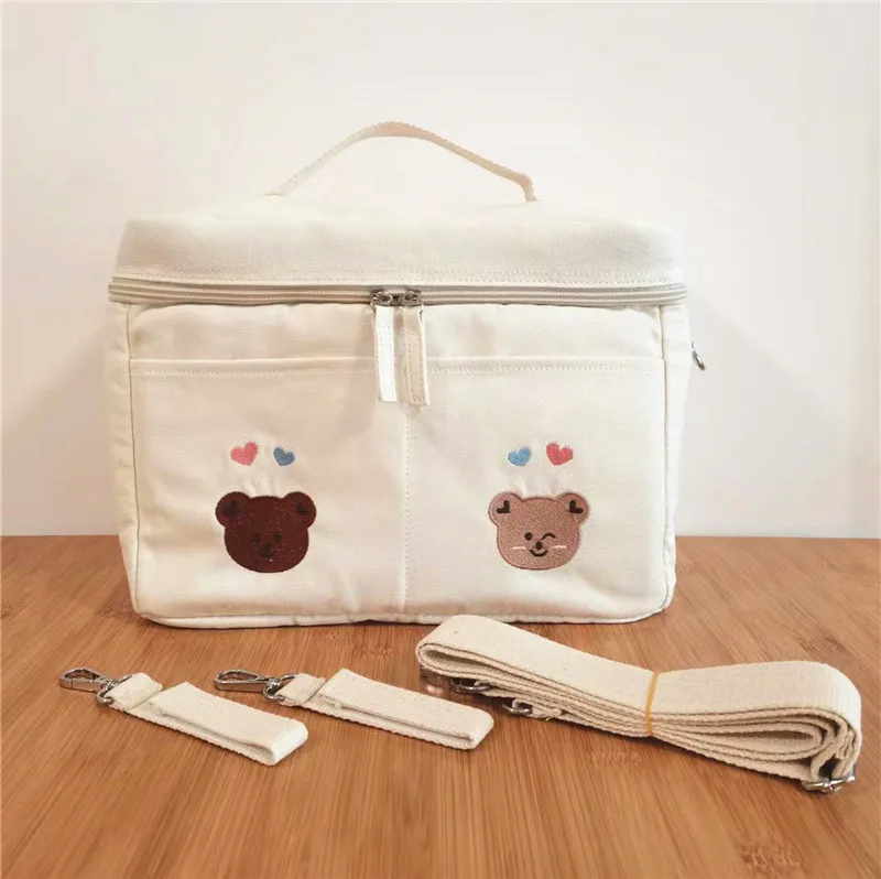 Wasserdichte Baby Fütterung Flasche Kühltasche Wärmedämmung Mama Tasche Kinderwagen Baby Windel Tasche für Kinderwagen Organizer Windel Beutel – Detail 2