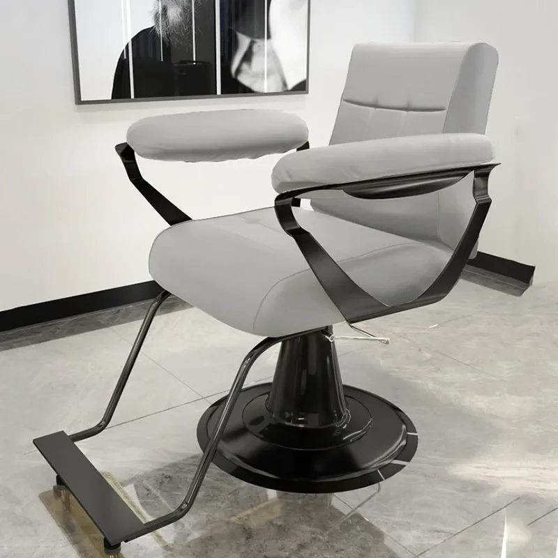 

Hairdressing Trendy Barber Backrest Chair Style Hairdressing Gallery Barber Chair Lift Rotate High Shop Dyeing Silla Furniture