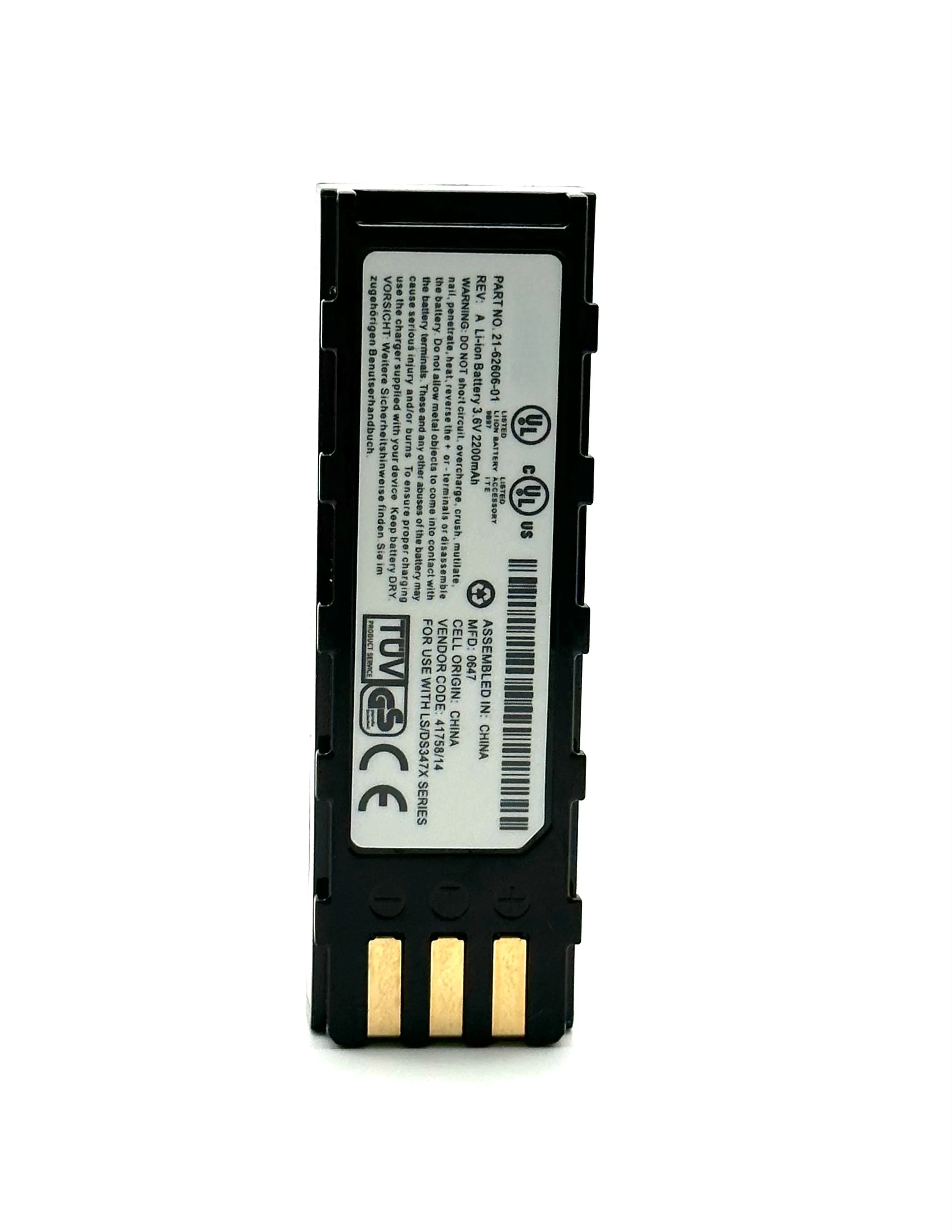 Scanner Replacement Battery for Symbol LS3478 DS3478 LS3578 DS3578