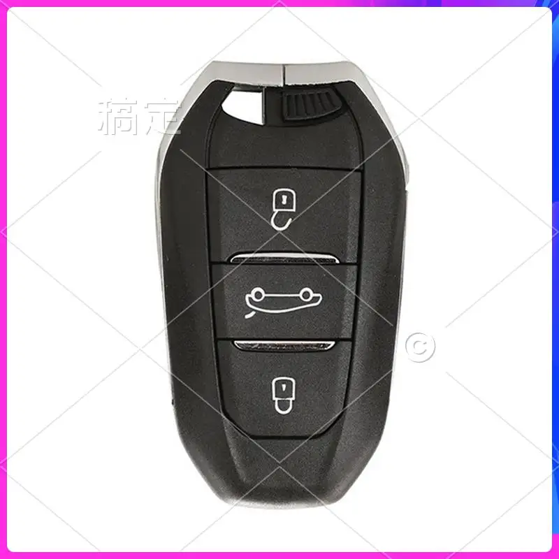 

AR-Smart Keyless Go Remote Key HU83 4A Hitag-AES 3 Buttons 433Mhz PCF7945 For 2008 308 508 3008 5008 Citroen C3 C4