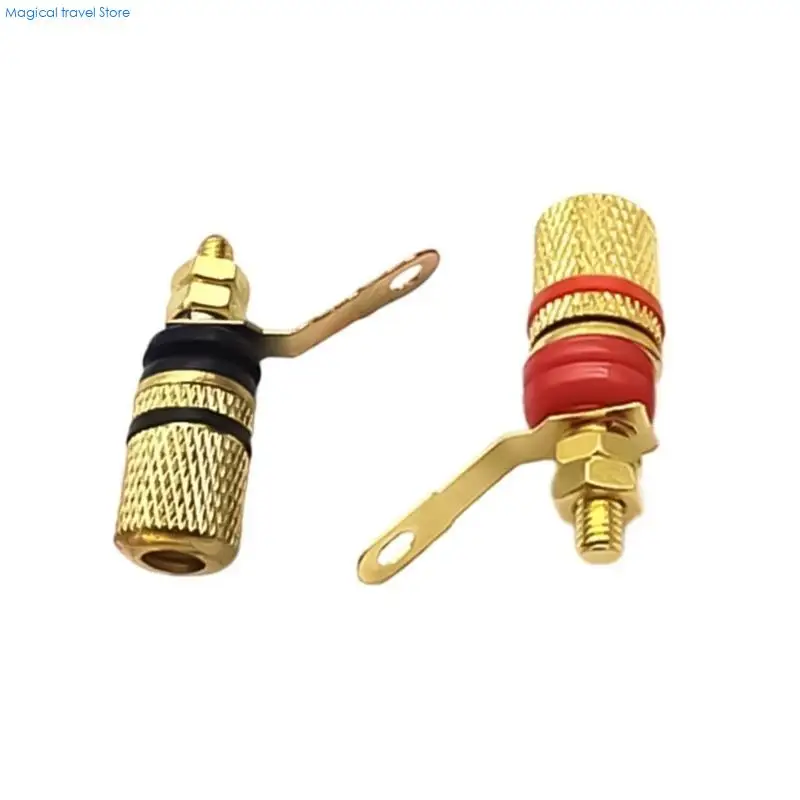 N2UB Binding Post Nut Banana Plug Port Connectors Plated For 4mm Professional
