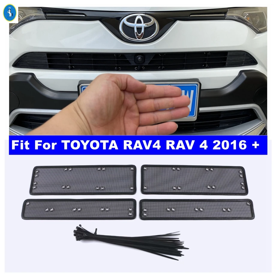 

Car Accessories Front Grille Insert Net Insect Screening Mesh Cover Trim Protection Covers Fit For TOYOTA RAV4 RAV 4 2016 - 2018