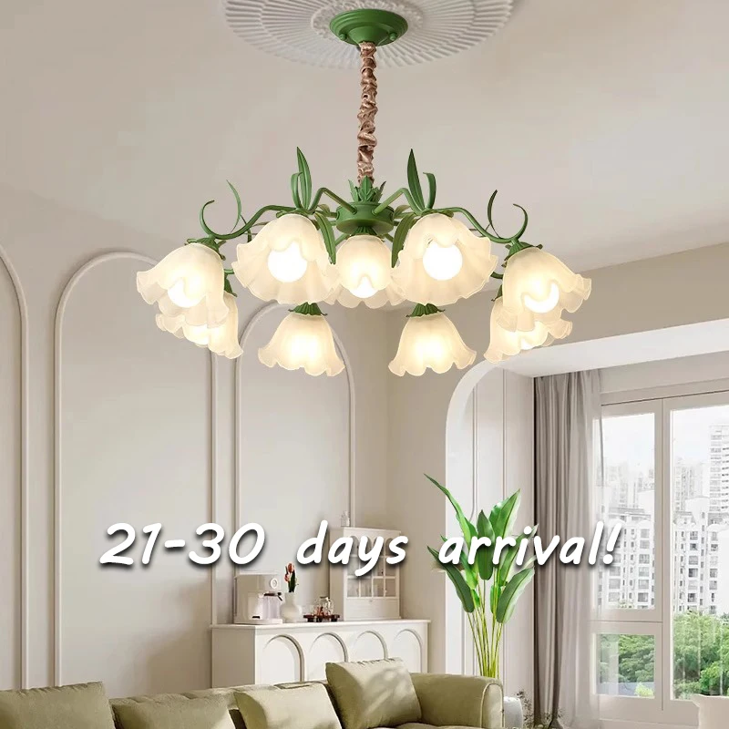 

21-30 day arrival!Modern white round iron Flower lampshade Ceiling Chandelier lights,child room,Living room decorations,D80cm