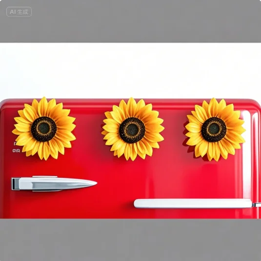 Fridge Magnet Collection Home Decoration 3D Cartoon Food Magnetic Refrigerator Paste Sticky Pizza Egg Tart Donut Fried Egg Model