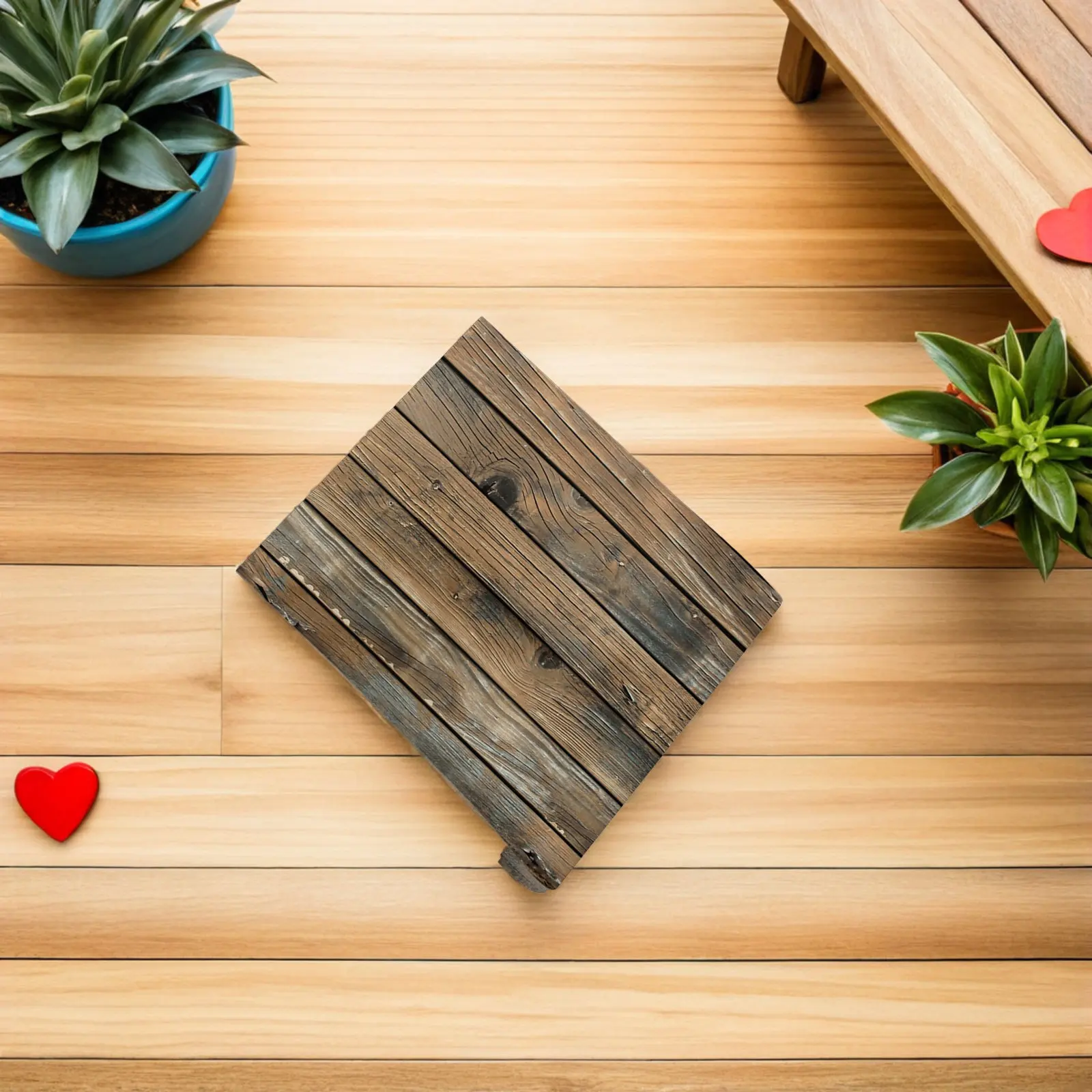 

3D Wood Grate Emulation Wallpaper Self-Adhesive Removable Plank Design Fire Retardant Sound Insulating Smooth