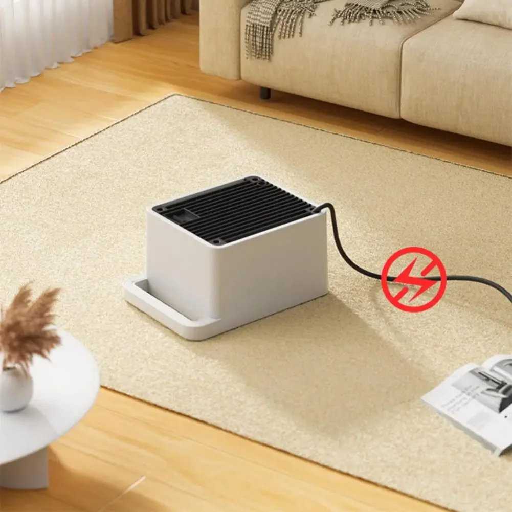 Dual Speed Heater Mini Space Warmer Indoor Heating Compact Electric Space Heater Automatic Power-Off Compact Design