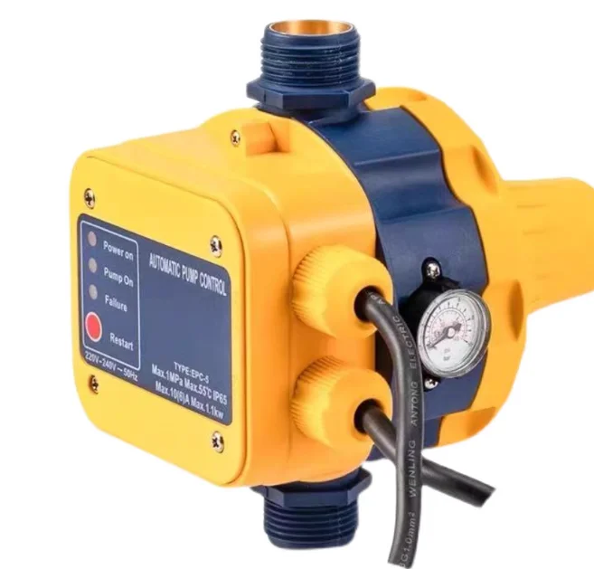 

Water Pump Intelligent Controller Water Flow Pressure Switch Water Shortage Protection Adjustable Fully Automatic