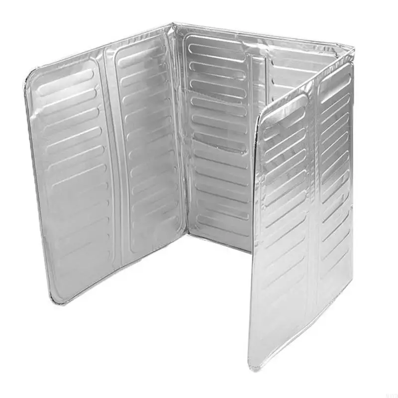 

Трехсторонняя защита от брызг плиты, термостойкая крышка из алюминиевой фольги для кухни, защита от брызг масла и воды M4YD