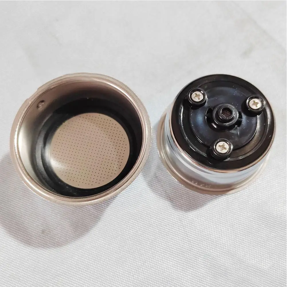 ตะกร้ากรองกาแฟขนาด 51 มม. 1/2 ถ้วย แบบถอดได้ ทำจากสแตนเลส อุปกรณ์เสริมสำหรับเครื่องชงกาแฟสำหรับใช้ในบ้าน