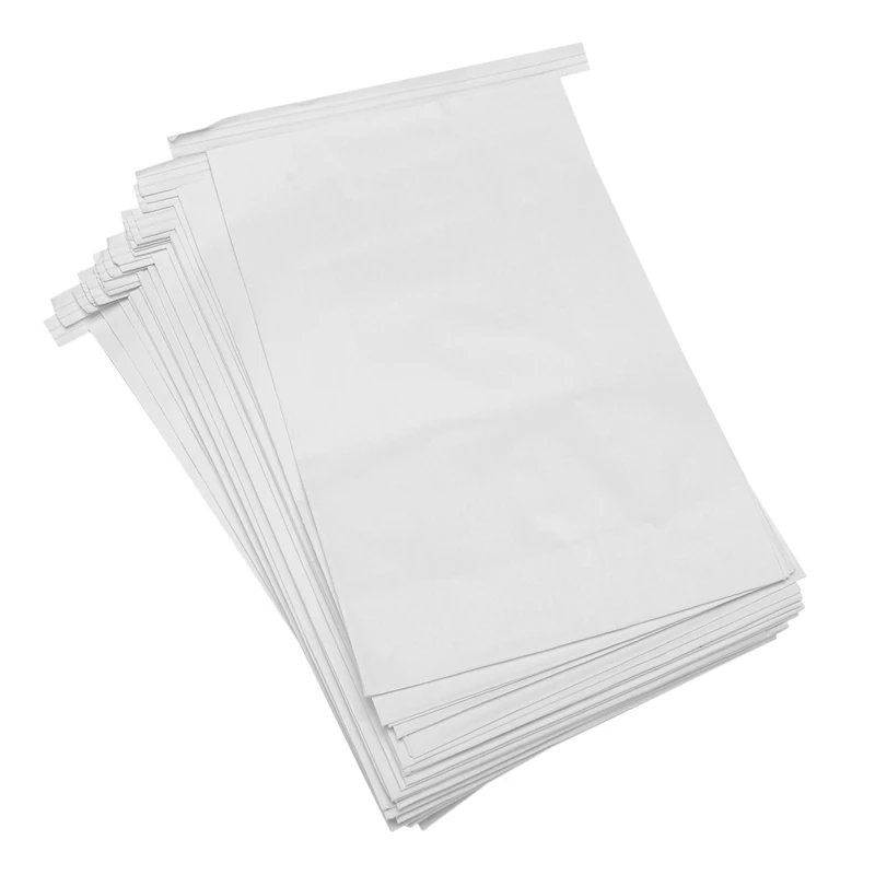 50 Pcs Vomit Bags White Throw Up Sick Bags For Motion Morning Sickness And Hangovers Travel Disposable Paper Puke Bag