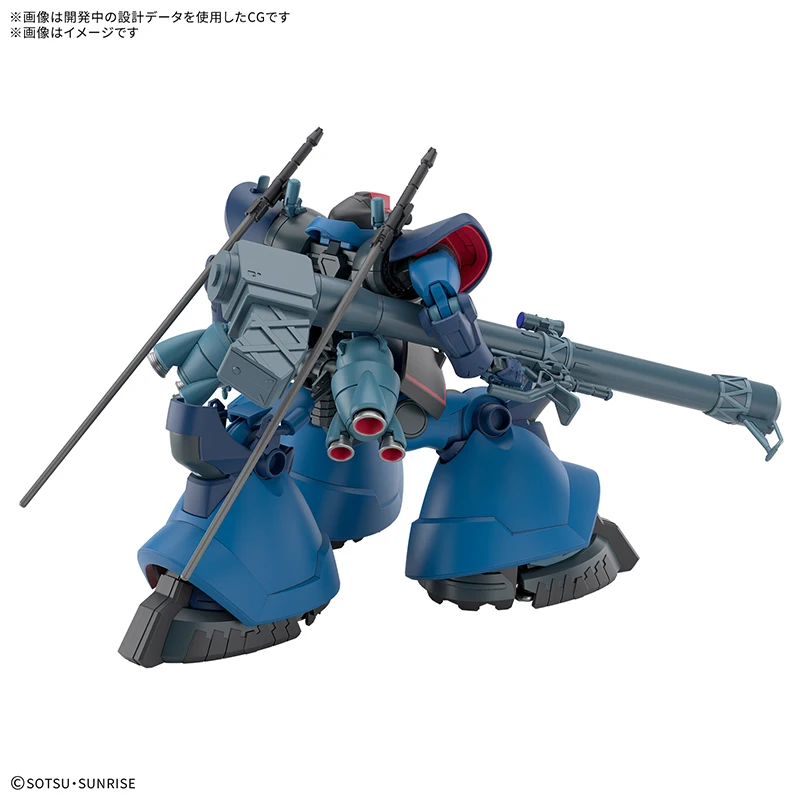 بانداي HG 1/144 البدلة المتنقلة Gundam GQuuuuuuX ريك دوم شار Aznable مخصص أنيمي عمل أرقام التجمع نموذج جمع لعبة