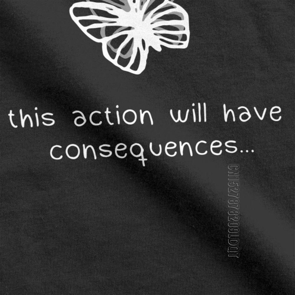 Men Life Is Strange Actions And Consequences T Shirt Butterfly Max Game Cotton Clothing Male Tshirt Basic Tees Printing T-Shirt