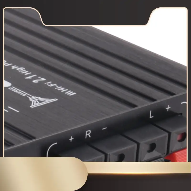 

ST-838 HIFI Amplifier 2.1 Channel Car MP3 Mini Amp AUX Input High And Low Bass Adjustment Super Bass 20Wx2+40W Amplifier Durable