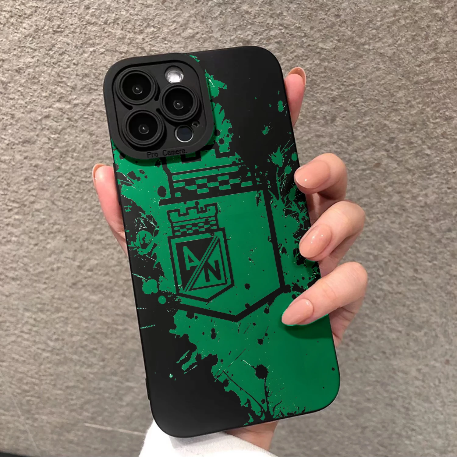 Atlético Nacional Spanische Positive Handyhülle für iPhone 15 Pro Max 14 12 13 11 16 15 17 Pro Max Plus Silikon Stoßfeste Hülle – Detail 4