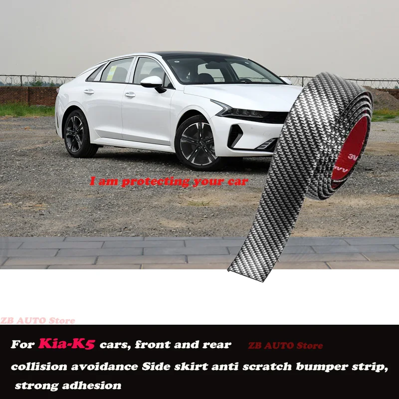 

Strong adhesive bumper strip, front and rear lip side skirts, collision and scratch resistant, suitable For Kia.k5