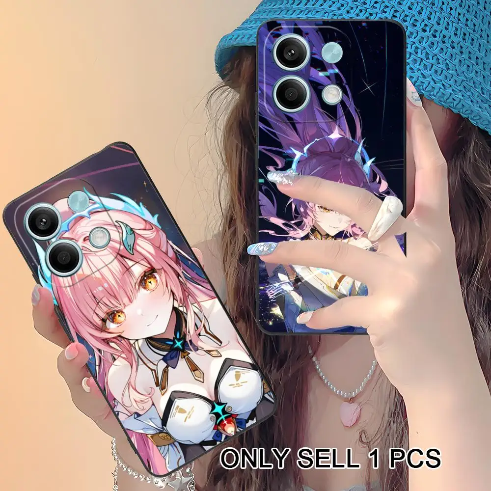 

Wuthering Waves Aemeath Matte TPU Mobile Phone Case for Xiaomi Redmi 15 14 13 12 A5 3 2 1 C Plus 4G 5G Colorful Printing Cover