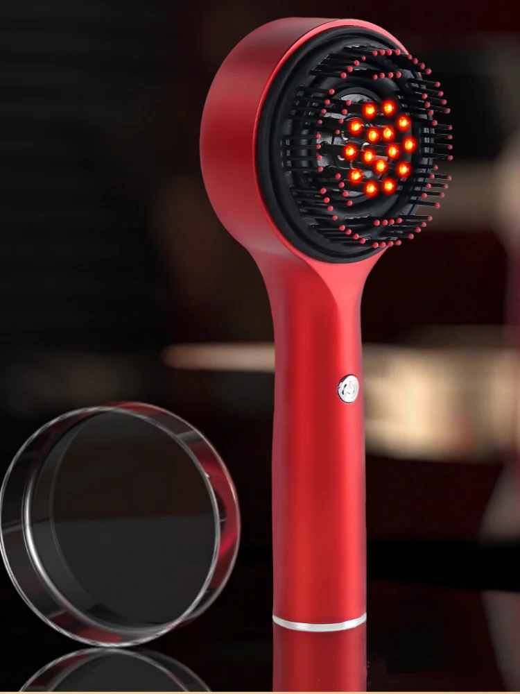 Women’s Hair Growth Comb Red Light Therapy Scalp Detection Massager Electric Hairstyling Equipment for Hair Loss Thinning