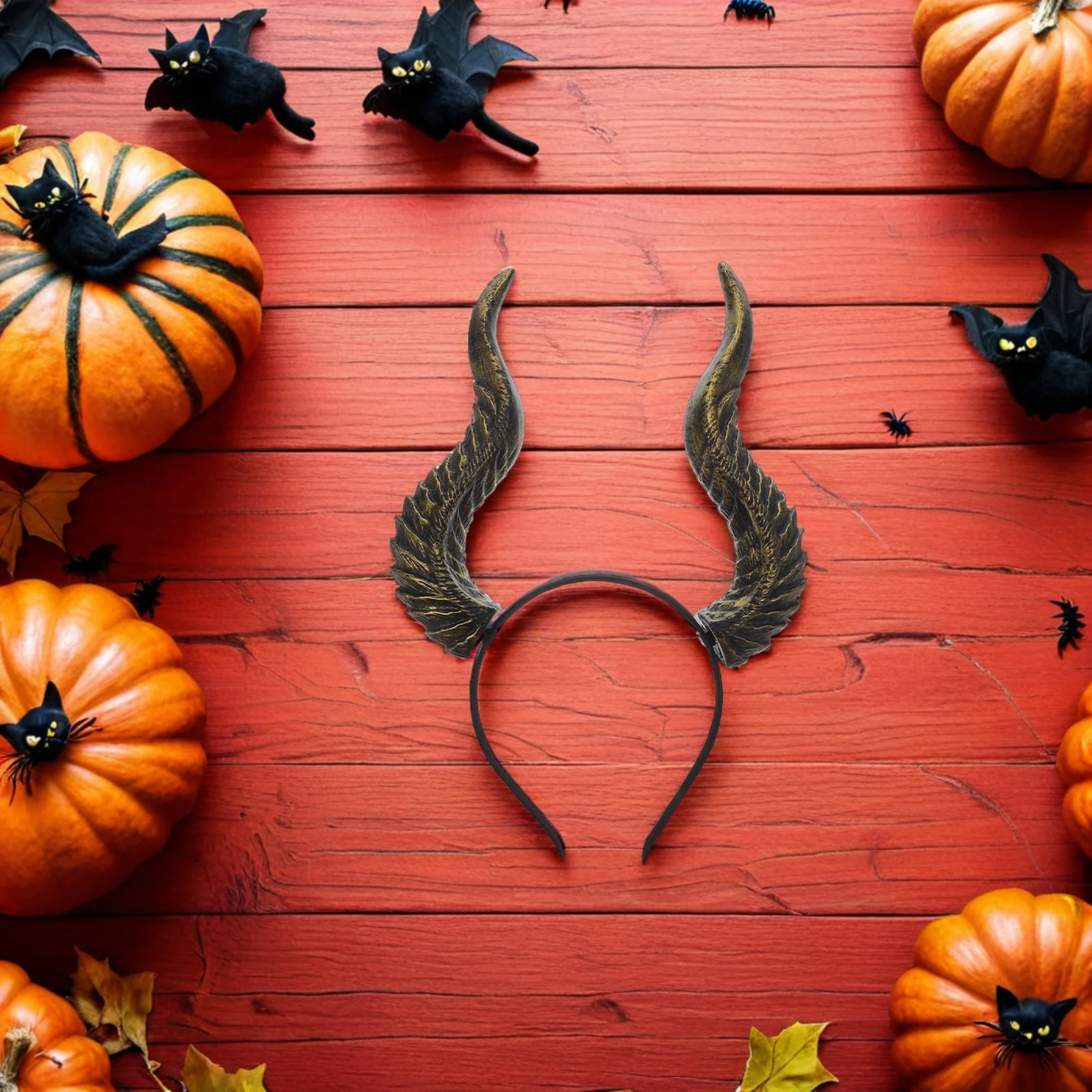 Повязка на голову с рогами