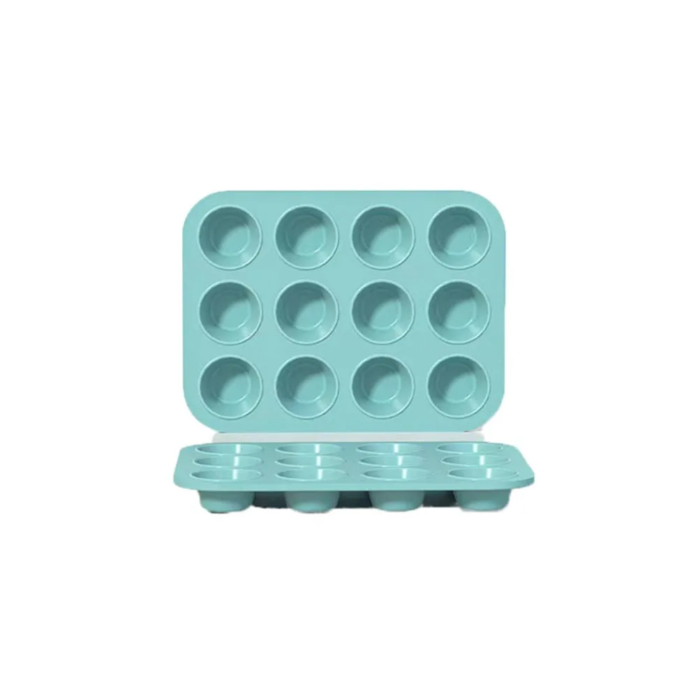 

DIY Silicone 3D Cake Mold Reusable Nonstick Baing Pan High Temperature Resistant Blue Cake Tray Jelly
