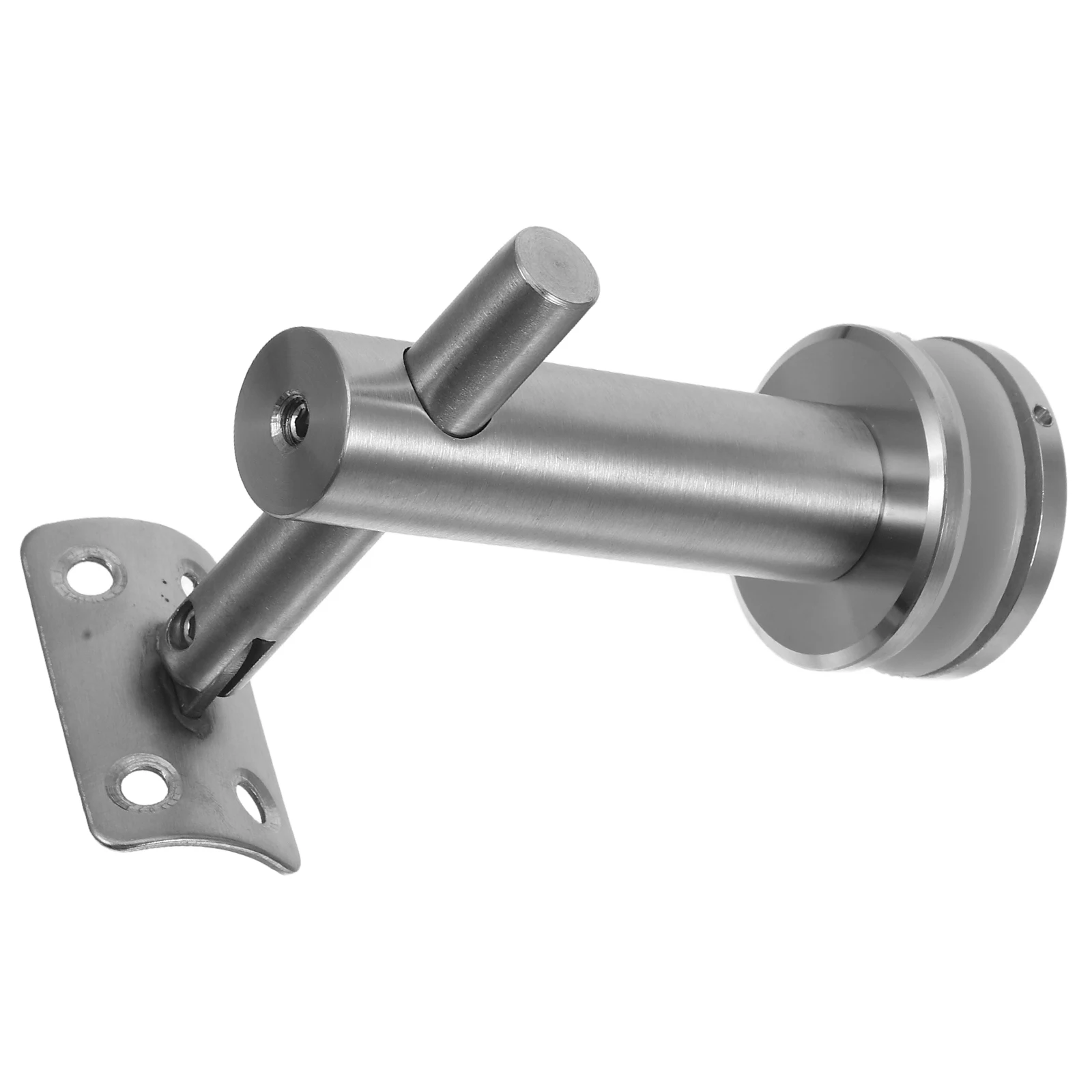 

Stair H rail Accessories Stainless Steel Glass Mount Fixed Wall Brackets for Railing Deck Stairs Construction Parts 304 Material