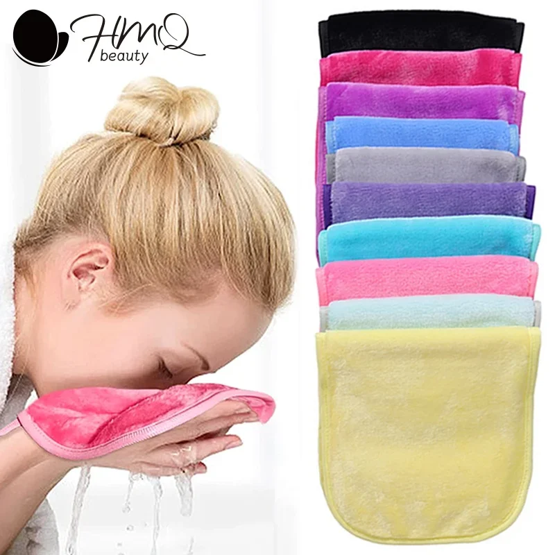 

Makeup Remover Pads Reusable Cotton Face Towel Microfiber Facial Towels Make Up Cloth Face Cleaner Cleaning Wipes Beauty Tools