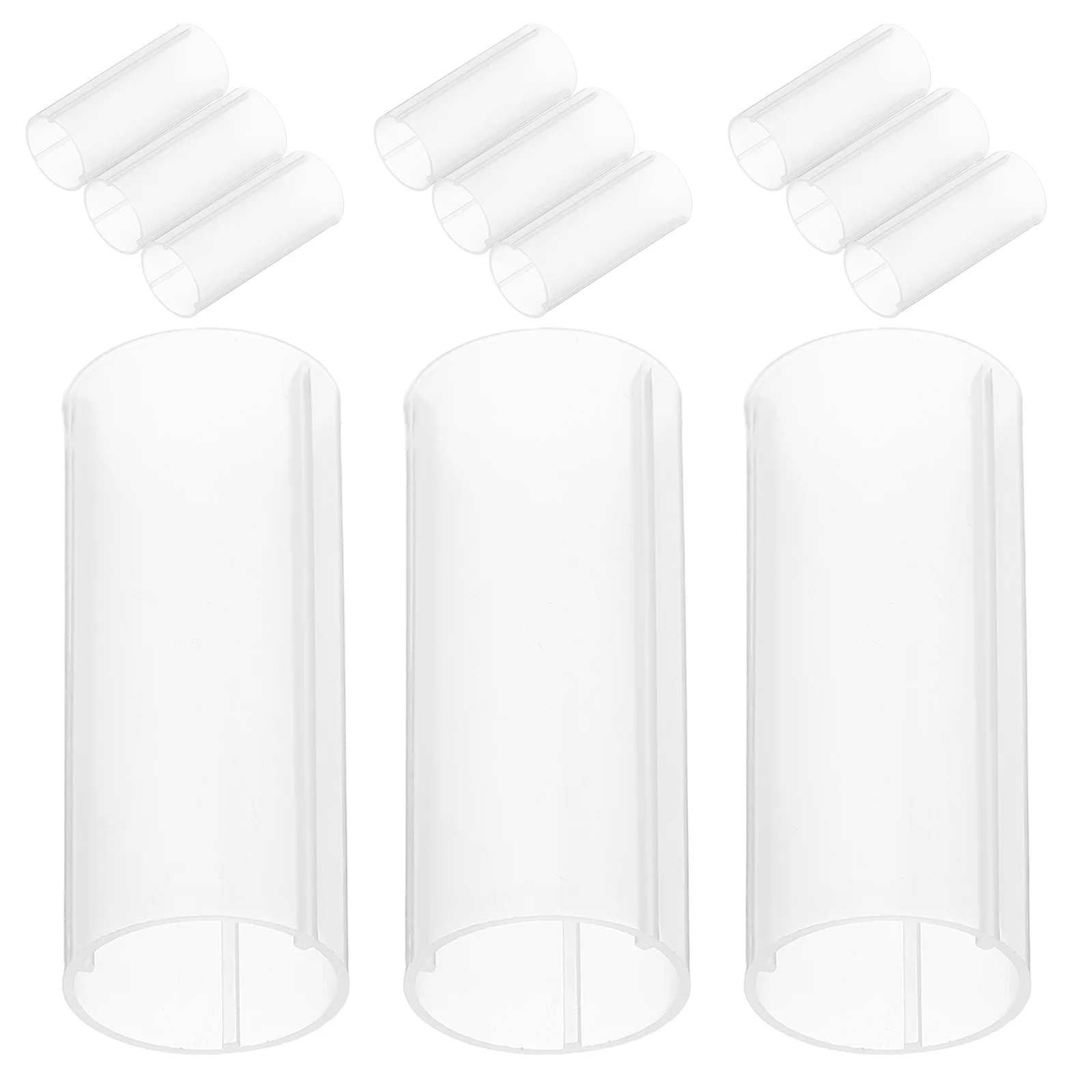 

30pcs Sleeve Plastic Tube For Aaa Batteries Heat Insulation Protection Holder Cover Adapter Guard Storage Case Cable