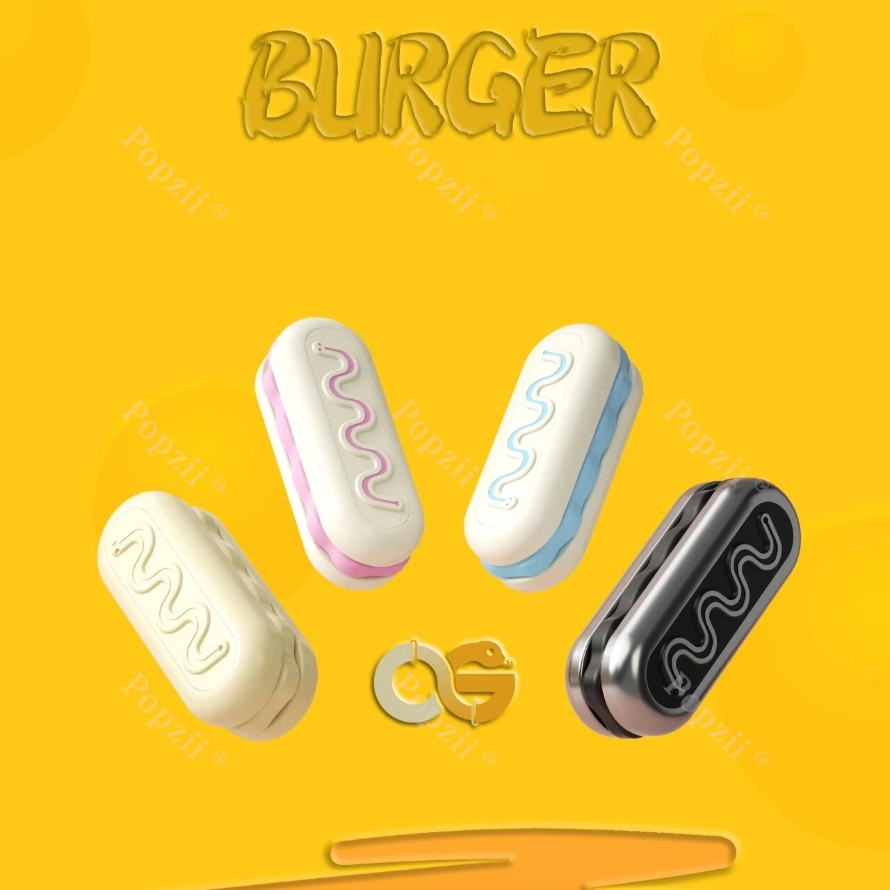 OSEDC نظرة خاطفة الميكانيكية برغر تململ صغير المنزلق متعدد المدار دفع المنزلق مكتب أدوات تخفيف التوتر الكبار لعبة لتخفيف التوتر