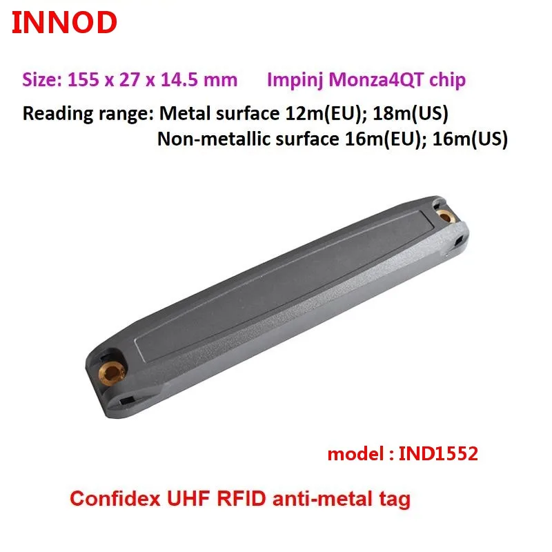 Waterproof passive ABS anti-metal  UHF RFID tag long range work for mold tools vehicle access control managementmanagement