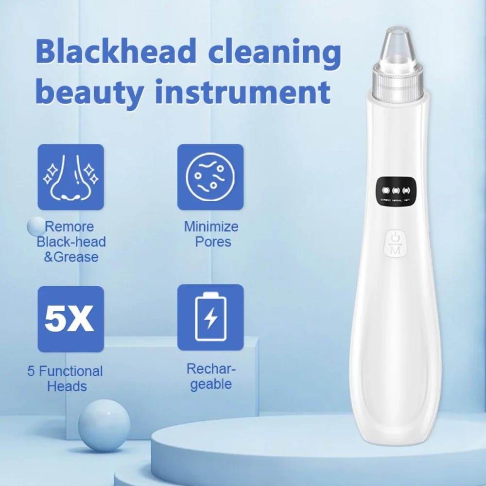 

CMH Micro Camera Visual Blackhead Removal Acne Dead Skin Deep Cleaning Black Spots Strong Vacuum Suction USB Rechargeable Device