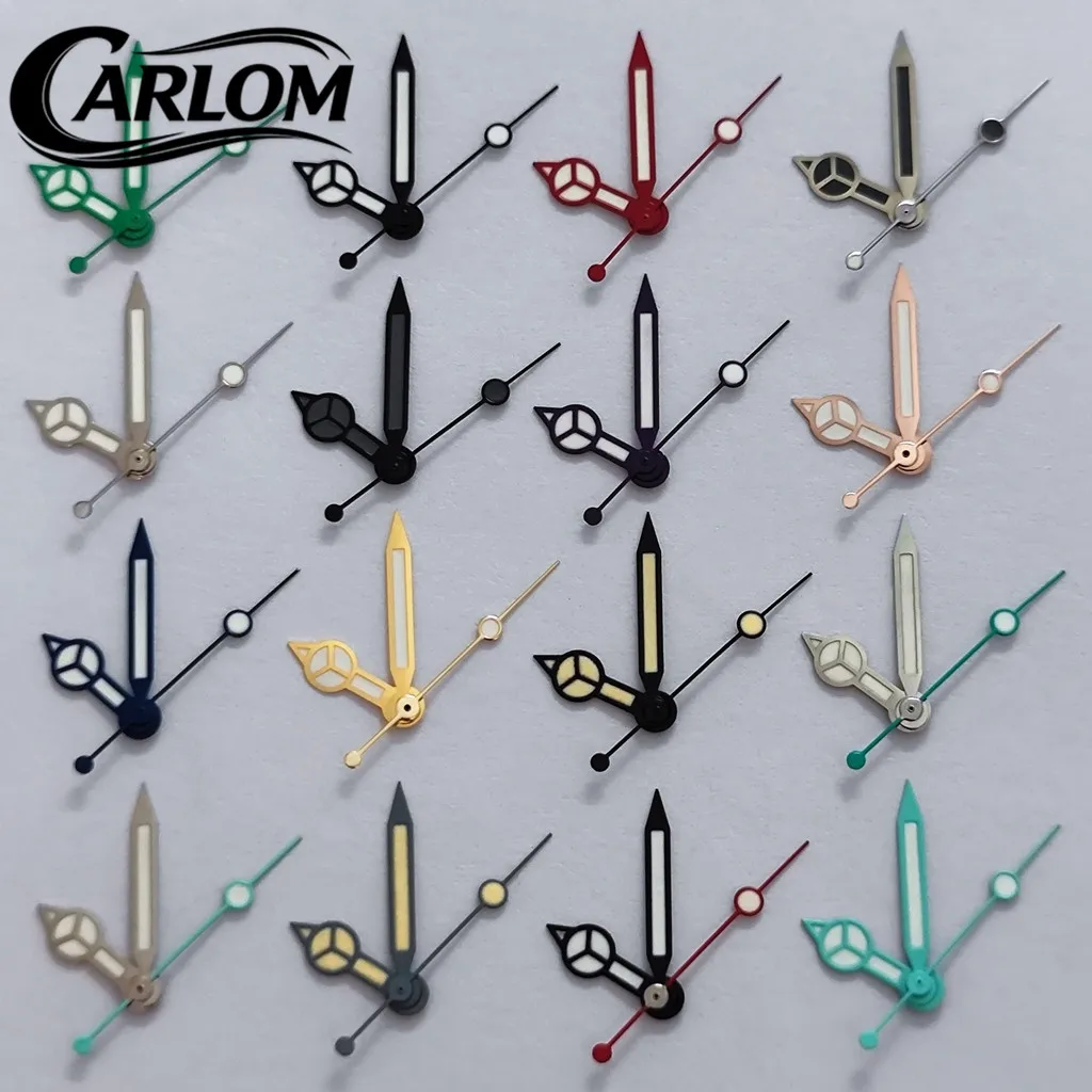 NH Watch Hands For NH35 NH36 NH38 NH39 NH70 NH72 Movement Green Luminous High Quality Watch Accessories Silver Gold Black Blue