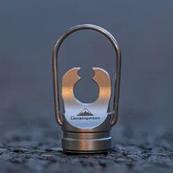 Gas Tank Punch Protable Gas Canister Cylinder Tank Damage Tool Caliper Hole Puncher for Outdoor Camping Can be Hung on Keychain