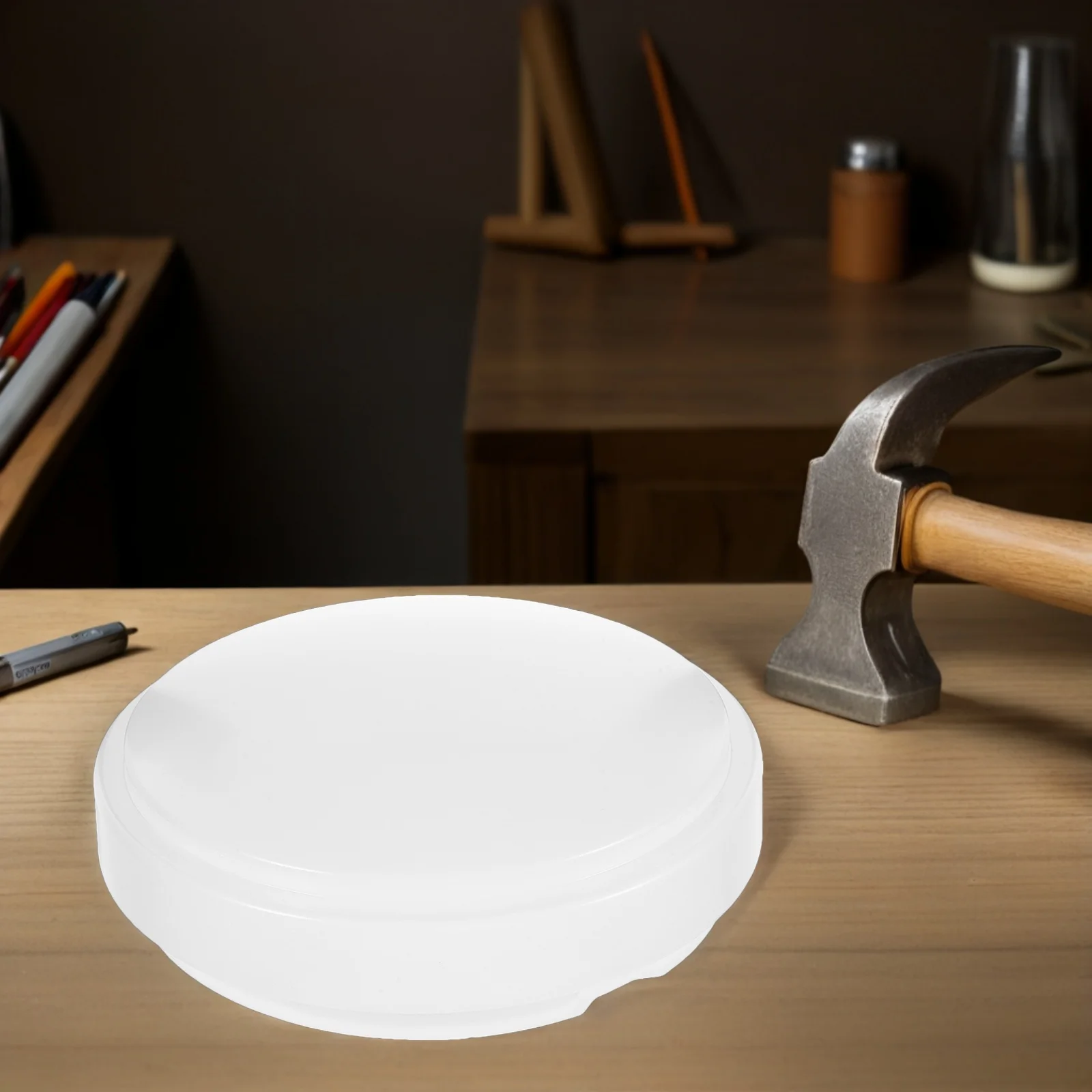 

2pcs Round Ceiling Light Shade 18.7Cm White Plastic Flush Mount Lamp Cover Universal Led Diffuser For Kitchen Bedroom