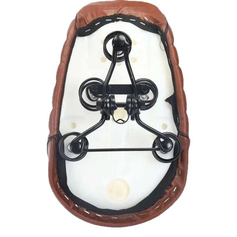 Comfortable Soft Five‑Spring Electric Vehicle Saddle,Shock‑Absorbing Bicycle Seat Cushion,Universal Riding Replacement Accessory image 6