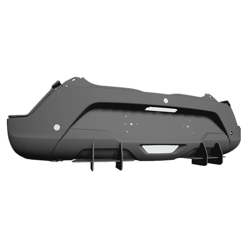 

For Dacia Spring 2020-2022 Year Rear Diffuser Bumper Lips Spoiler Splitter Body Kit Accessories