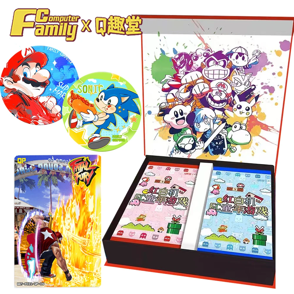 

Family Computer Childhood Game Card Collection Classics Anime Character Action Transformation Grating Card Game Enthusiasts Gift