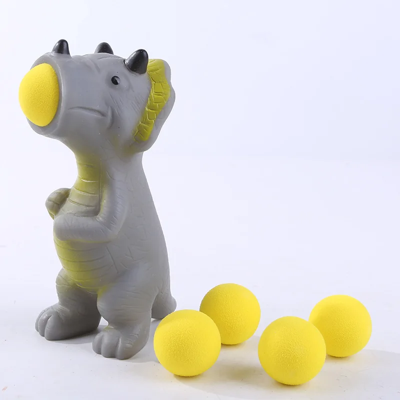 1 ensemble balle de tir Animal dinosaure jouet mignon Anti-Stress balle presser jouets doux collant soulagement du Stress jouet drôle cadeau enfants jouet