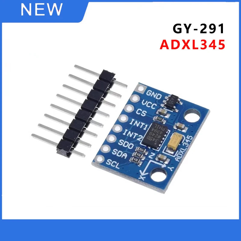 GY-291 ADXL345 Module Digital Triaxial Force Acceleration/Tilt Module /IIC/SPI Transmission