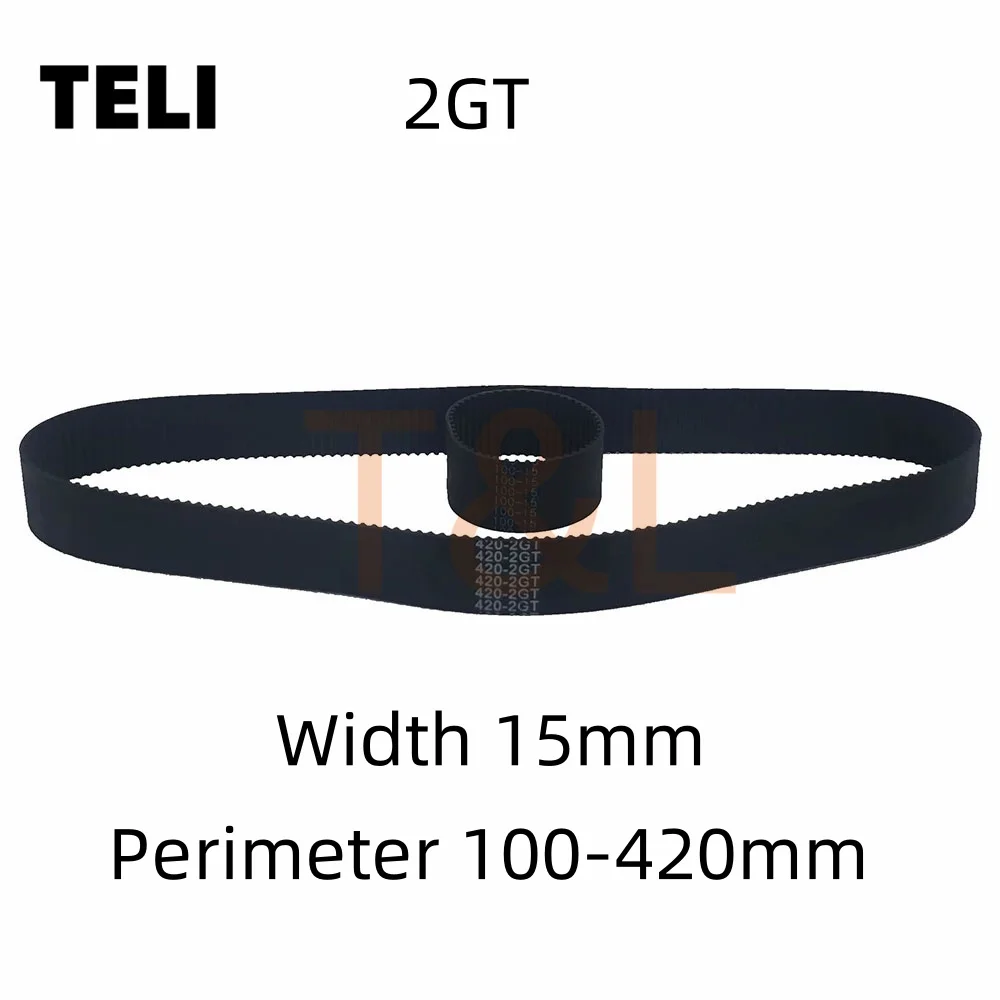 

GT2 Timing Belt 2GT Width 15mm Perimeter 100-420mm
