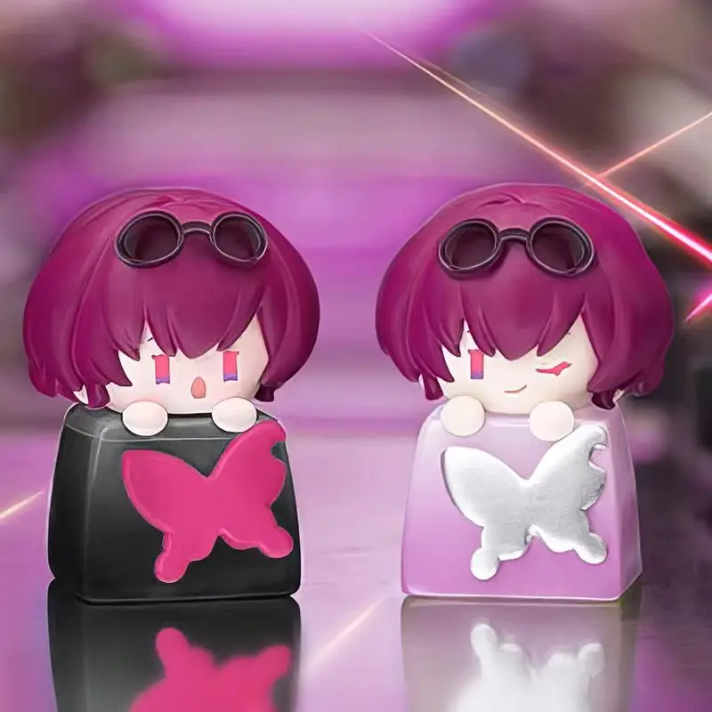 

Mihoyo Honkai Star Rail Keycaps Blind Box Custom Anime Kafka Silver Wolf Mechanical Keyboard Accessory For Game Fans Collectors