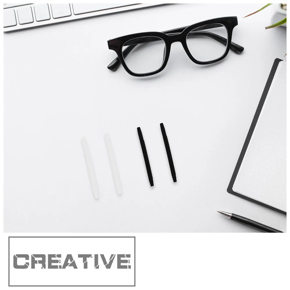 

30pcs Eyeglasses Accessories Non Slip Silicone Leg Covers Sport Anti Skid Ear Hooks For Glasses Temples Nose Pad Protector