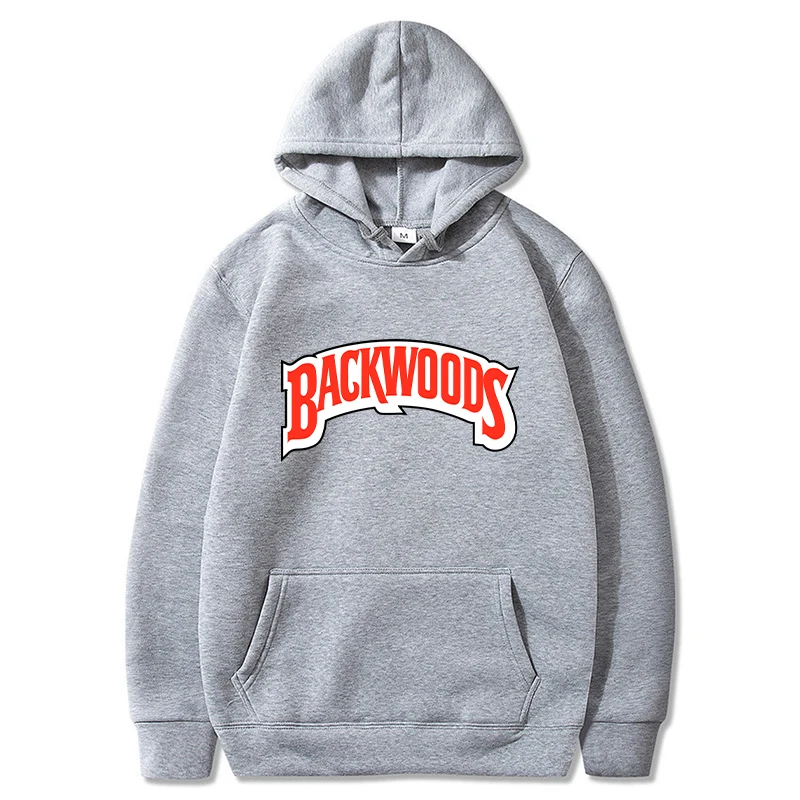 Backwoods-Sudadera con capucha para hombre y mujer, ropa deportiva con estampado de letras, informal, Harajuku